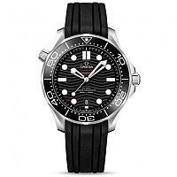 [스페셜오더]OMEGA-#오메가레플리카 씨마스터 다이버 300M 코액시얼 크로노그래프 스틸 블랙 다이얼 시계 44mm