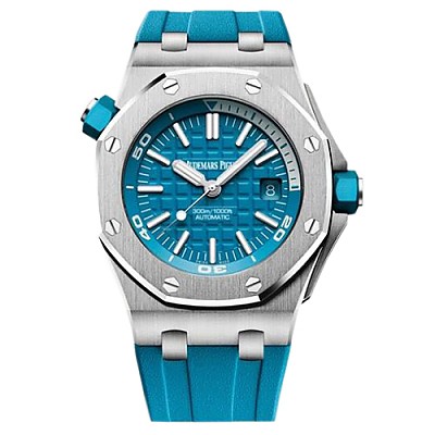 [스페셜오더]Audemars Piguet-오데마피게 로얄 오크 듀얼타임 파워리저브 스틸 블루 41mm
