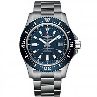 [스페셜오더]BREITLING-브라이틀링 슈퍼오션 II 건 블루 스틸 러버스트랩 워치44mm