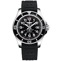 [스페셜오더]BREITLING-브라이틀링 슈퍼오션 II 건 블루 스틸 러버스트랩 워치44mm