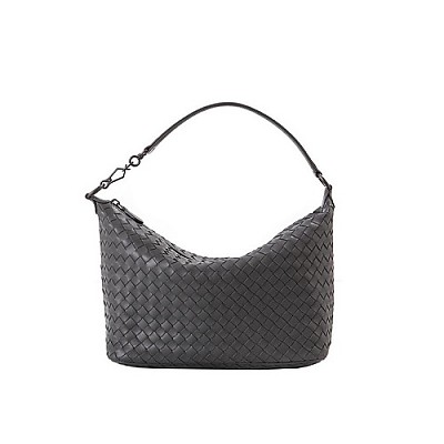 [스페셜오더]BOTTEGA VENETA-239988 보테가 베네타 그레이 인트레치아토 나파 스몰 숄더백
