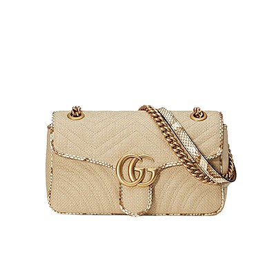 [퍼팩트버전]GUCCI-443497 3368 구찌 그린 GG 마몽 GG 멀티컬러 스몰 숄더백