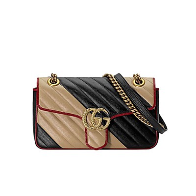 [퍼팩트버전]GUCCI-443497 3368 구찌 그린 GG 마몽 GG 멀티컬러 스몰 숄더백