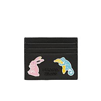 PRADA-1MC025 프라다 블랙 가죽 카드 지갑