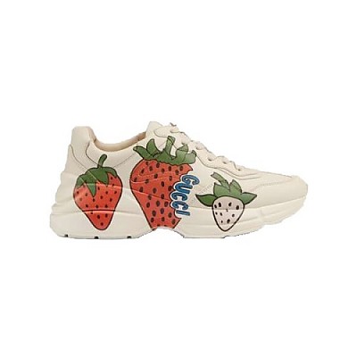 GUCCI-816179 9522 구찌 롸이톤 아이보리 가죽 스니커즈 남여공용