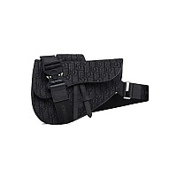 [스페셜오더]DIOR-1ADPO093 디올 블랙 Oblique Galaxy SADDLE 백