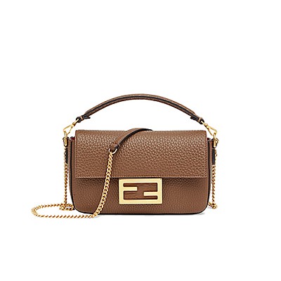 [스페셜오더]FENDI-8BS017 펜디 브라운 바게트 미니