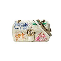 [스페셜오더]GUCCI-443497 6433 구찌 레드 GG 마몽 스몰 마틀라세 숄더백