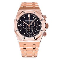 [AP전문OM팩토리][스페셜오더]Audemars Piguet-오데마 피게 로얄 오크 셀프와인딩 크로노그래프 스틸 블랙 다이얼 시계41mm