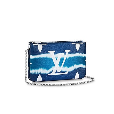 [스페셜오더]LOUIS VUITTON-M69124 루이비통 블루 모노그램 자이언트 LV 에스칼 포쉐트 더블 지퍼