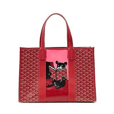 [스페셜오더]GOYARD-고야드 네이비 VILLETTE 빌렛 프렌치 블독 마카쥬 토트백