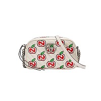 [스페셜오더]GUCCI-447632-8179 구찌 GG 마몽 실버메탈릭 펄 디테일 스몰 마틀라세 숄더백