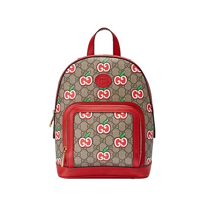 GUCCI-443123 9086 구찌 차이니스 발렌타이 데이 GG 마몽 GG 애플 프린트 지퍼 어라운드 월릿