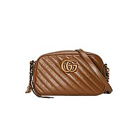 [스페셜오더]GUCCI-447632-8179 구찌 GG 마몽 실버메탈릭 펄 디테일 스몰 마틀라세 숄더백