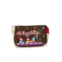LOUIS VUITTON-M13994 루이비통 블루 모노그램 체리 데님 LV x TM 포쉐트 악세수아