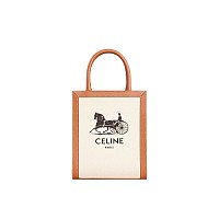[스페셜오더]CELINE-194372 셀린느 탄 트리오페 엠브로이드 자수 미니 버티컬 카바스 백