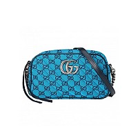 [스페셜오더]GUCCI-447632-8179 구찌 GG 마몽 실버메탈릭 펄 디테일 스몰 마틀라세 숄더백