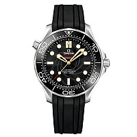 [스페셜오더]OMEGA-#오메가레플리카 씨마스터 다이버 300M 코액시얼 크로노그래프 스틸 블랙 다이얼 시계 44mm