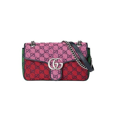 [퍼팩트버전]GUCCI-443497 3368 구찌 그린 GG 마몽 GG 멀티컬러 스몰 숄더백