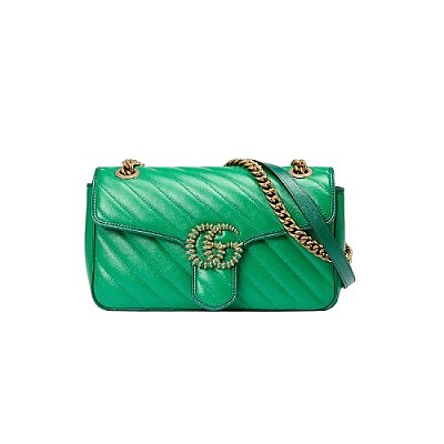 [퍼팩트버전]GUCCI-443497 3368 구찌 그린 GG 마몽 GG 멀티컬러 스몰 숄더백