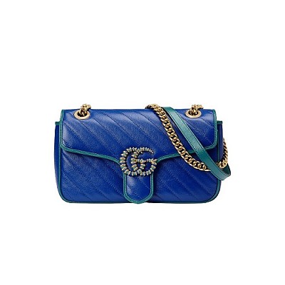 [퍼팩트버전]GUCCI-443497 3368 구찌 그린 GG 마몽 GG 멀티컬러 스몰 숄더백