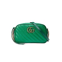 [스페셜오더]GUCCI-447632-8179 구찌 GG 마몽 실버메탈릭 펄 디테일 스몰 마틀라세 숄더백