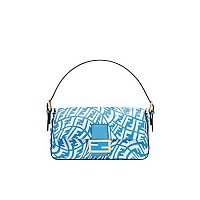 [스페셜오더]FENDI-8BR792 펜디 브라운 자카드 FF 버티고 미디엄 바게트 1997 백