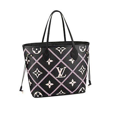 [스페셜오더]LOUIS VUITTON-M56584 루이비통 크림 카멜 모노그램 자이언트 LV 크래프티 네버풀 MM
