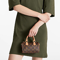 LOUIS VUITTON-M25591 루이비통 크렘 모노그램 나노 스피디