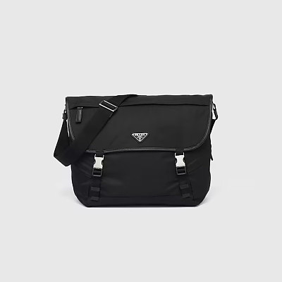 PRADA-2VD066 프라다 밀리터리/캐러멜 리나일론 파티나 숄더백 20cm