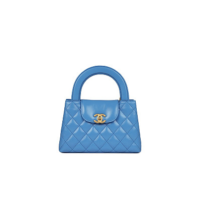 CHANEL-AS4416 샤넬 블루 Kelly/켈리 미니 쇼핑백 19cm