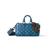 LOUIS VUITTON-M11996 루이비통 터콰이즈 모노그램 토뤼옹 키폴 반둘리에 25
