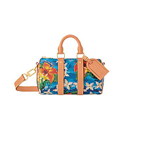 LOUIS VUITTON-M11996 루이비통 터콰이즈 모노그램 토뤼옹 키폴 반둘리에 25
