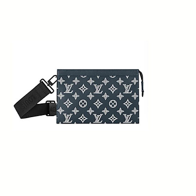 LOUIS VUITTON-M83384 루이비통 네이비 모노그램 섀도우 가스통 웨어러블 월릿