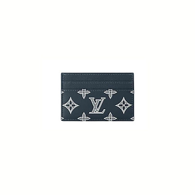 LOUIS VUITTON-M83700 루이비통 네이비 모노그램 섀도우 더블 카드 홀더