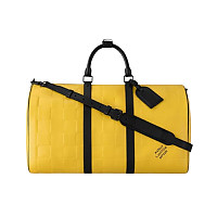 [스페셜오더]LOUIS VUITTON-M44643 루이비통 화이트 모노그램 스티커 프린트 키폴 반둘리에 50