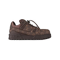 [스페셜오더]LOUIS VUITTON-1A8WG1 루이비통 그린/오렌지 모노그램 LV 트레이너 스니커즈