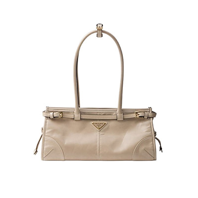 [正品1:1]PRADA-1BA426 프라다 블랙 미디엄 가죽 숄더 핸드백 32cm