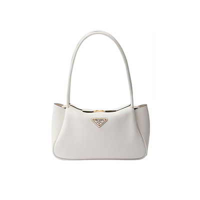 PRADA-1BA444 프라다이미테이션 블랙 미디엄 가죽 핸드백 28cm