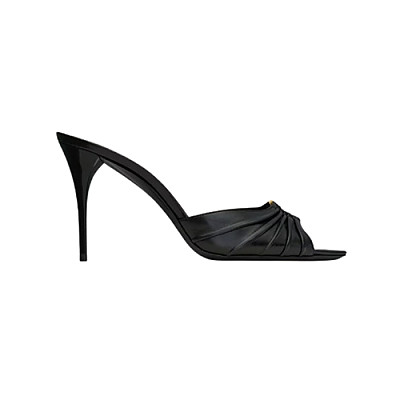 SAINT LAURENT-799606 생 로랑 블랙 babylone 뮬