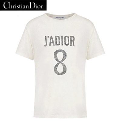 DIOR-213T03 디올 화이트 J Adior 8 티셔츠 여성용
