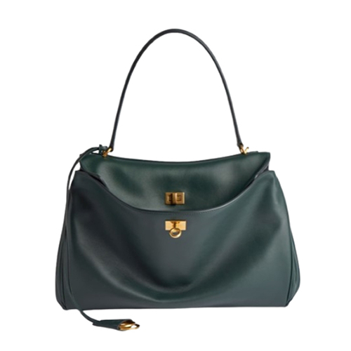 BALENCIAGA-789772 발렌시아가 그린 금장 로데오 미디엄 핸드백