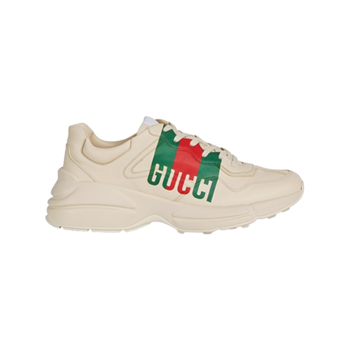 GUCCI-816179 9522 구찌 롸이톤 아이보리 가죽 스니커즈 남여공용