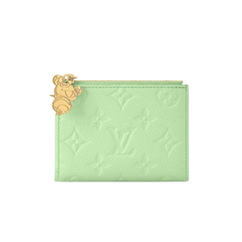LOUIS VUITTON-M14088 루이비통 그린 티 모노그램 앙프렝뜨 LV x TM 리사 월릿