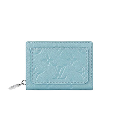 LOUIS VUITTON-M12188 루이비통 라이트 블루 모노그램 앙프렝뜨 클레아 월릿