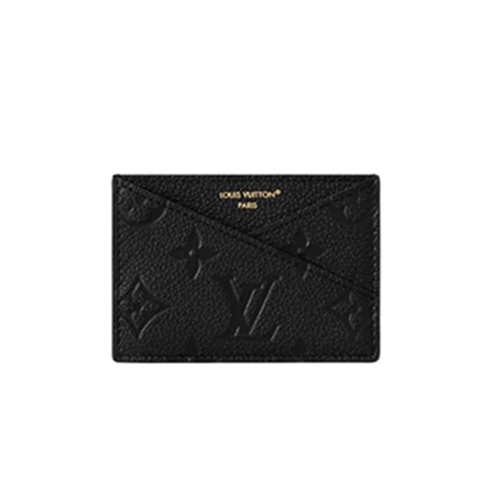 LOUIS VUITTON-M13695 루이비통 블랙 모노그램 앙프렝뜨 크리스크로스 카드 홀더