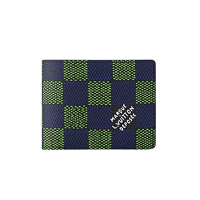 LOUIS VUITTON-N00142 루이비통 블루/그린 다미에 헤리티지 멀티플 월릿