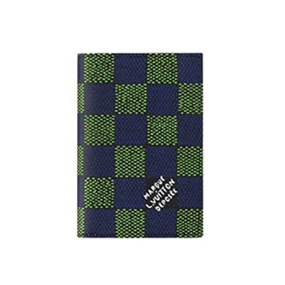 LOUIS VUITTON-N00168 루이비통 블루/그린 다미에 헤리티지 패스포트 커버