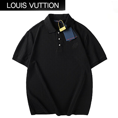 LOUIS VUITTON-050610 루이비통 블랙 다미에 폴로 티셔츠 남성용
