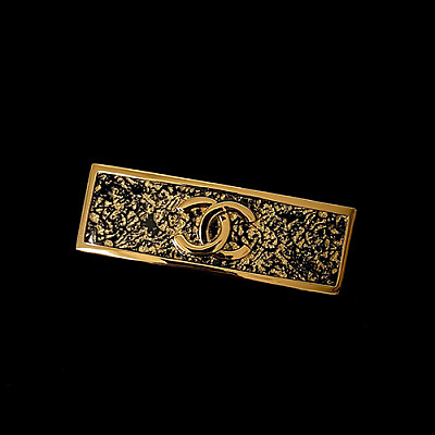 CHANEL-7640 샤넬 골드 CC 로고 헤어 핀